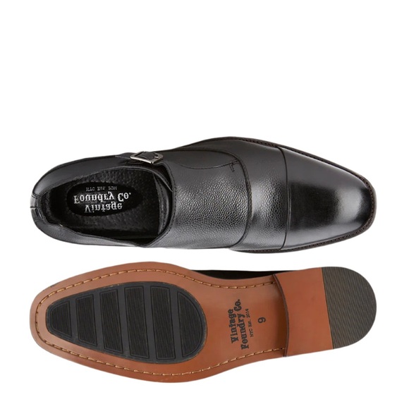 Men's Newport Monk Strap Dress Shoes size 7.5 Good used condition - Picture 4 of 16